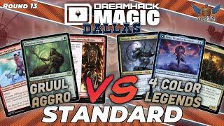 4 Color Legends vs Gruul Aggro  MTG Standard  Dreamhack Dallas Regional Championship  Round 13