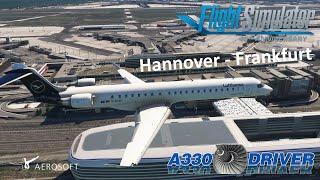 Lufthansa CRJ900  Hannover - Frankfurt  How long can you HOLD?  Real Airline Pilot