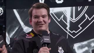 GE Jonahps post match interview after the victory against LEV