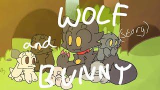 Wolf  and Rabbits   animation story