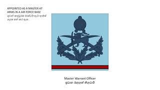 ශ්‍රී ලංකා ගුවන් හමුදාවේ නිලයන් - Ranks of the Sri Lanka Air Force - MILITARY MAN