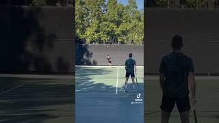 Serve and swinging volley mens 4.5 tennis