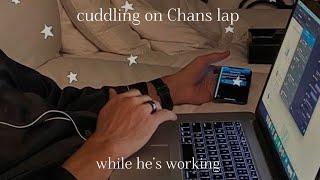 Stray Kids ASMR Cuddling On Chans Lap While He’s Working