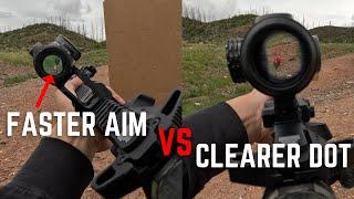 Prism VS Red Dot - Reticle Clarity Speed & Parallax