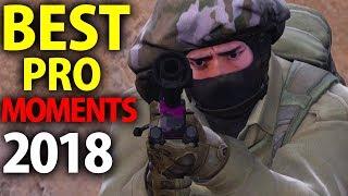 CSGO - BEST PRO MOMENTS 2018 Flickshots Crazy Clutches Inhuman Reactions ACEs Best Frags