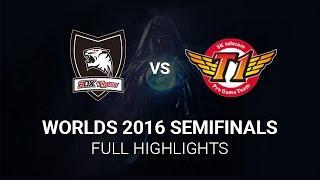 SKT vs ROX Highlights Semifinals All Games S6 Worlds 2016 Semi final SK Telecom T1 vs ROX Tigers H