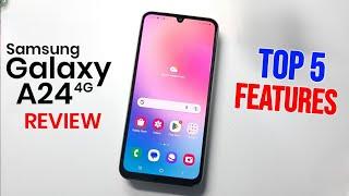 Samsung Galaxy A24 Review In Hindi - Top 5 Best Features Review  Galaxy A24 Better ??