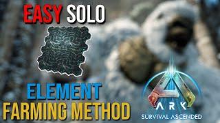 BEST Element SOLO Farm Method in ARK Survival Ascended