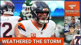 Denver Broncos Weather The Storm For Improbable Win vs. New York Jets