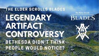 Elder Scrolls Blades Legendary Artifact Controversy