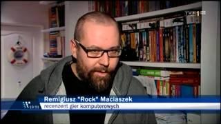 Remigiusz Rock Maciaszek w Wiadomościach TVP1