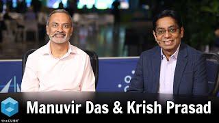 Krish Prasad Broadcom & Manuvir Das NVIDIA  VMware Explore 2024