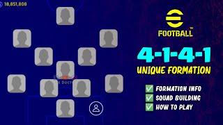 Unique 4-1-4-1 × All Playstyle Guide  Squad Building & Gameplay Review  eFootball 2023 Mobile