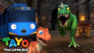 Achte auf Dinosaurier  Tayos Abenteuer bei den Dinos  Cartoon für Kinder  Tayo der Kleine Bus