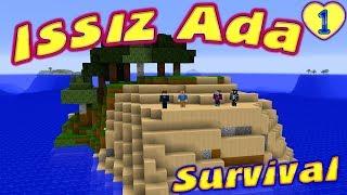 ISSIZ ADA ve 4 YARIŞMACI MİNECRAFT SURVİVAL