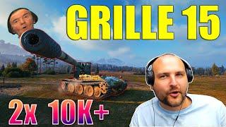 Grille 15s Rampage With Two 10K+ Damage Battles in World of Tanks