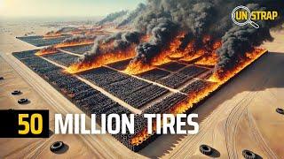 What Happens to Used Tires?  Biggest Tire Graveyard