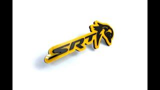 Grill badge with logo SRT Trackhawk