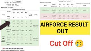 Indian Airforce Exam Result Out  Airforce Agneeveer Bharti Result Out  Cut Off तो  