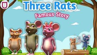 3 Famous Rats  तीन चूहो कहानी  Moral Stories for Children  Hindi Fairy Tales  Utechhkids