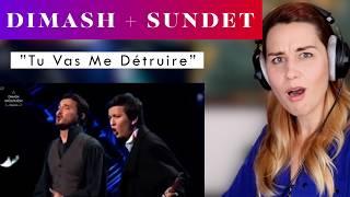 Tu Vas Me Détruire DUET Dimash + Sundet REACTION & ANALYSIS by Vocal CoachOpera Singer