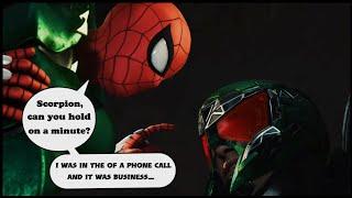 Insomniac Spider-Man thwiping out quips and jokes in style part 2