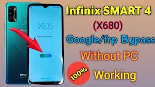 Infinix Smart 4 X680 GoogleFrp Bypass without pc  Infinix SMART 4 Google account unlock 