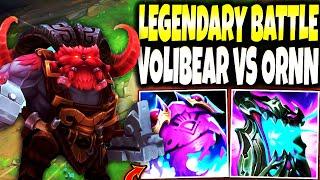 This is a Legendary battle Between my Ornn and a CRAZY Volibear Season 14 Build