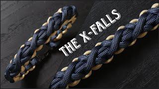 HOW TO MAKE THE X FALLS PARACORD BRACELET EASY PARACORD TUTORIAL.