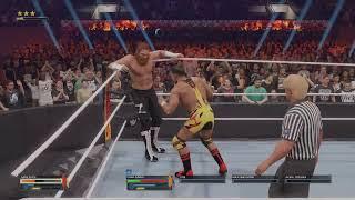 WWE 2K24 Sami Zayn vs Chad Gable intercontinental title Clash At The Castle 2024