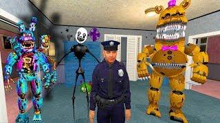 АНИМАТРОНИКИ ПУГАЮТ ОХРАННИКА FNAF 4 ► Garrys Mod