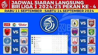 Jadwal BRI Liga 1 2024 Pekan Ke 4 - PSM vs Persib  PSBS Biak vs Persija  Klasemen Liga 1 2024