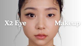 무쌍 메이크업 X2 BIGGER EYE MAKEUP  DAILY MONOLID MAKEUP