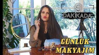 Aslı Tandoğan I Günlük Makyajım I 5 Dakikada Hızlı Makyaj