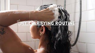 HOW TO PROPERLY CLARIFY WAVYCURLY HAIR without stripping it D