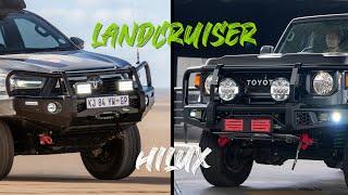 Hilux VS Landcruiser  which is best for overlanding?