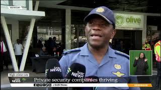 Private security companies thriving