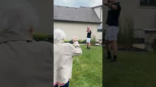 Granny Attempts To Catch Arrow 