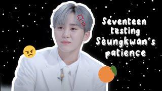 Seventeen testing Seungkwans patience