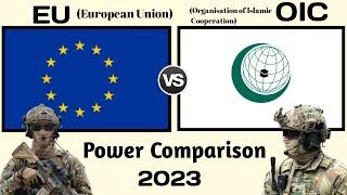 European Union vs OIC Military Power Comparison 2023  EU vs OIC  OIC vs EU  world military power