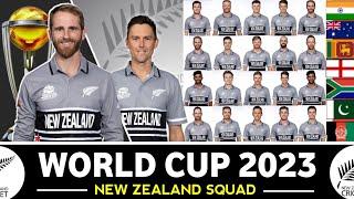ICC World Cup 2023  New Zealand Squad For World Cup 2023  2023 World Cup New Zealand Squad