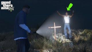 I Summoned CJs Ghost at his Grave in GTA 5 Carl Johnson Easter Egg