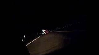HYOSUNG GT250R night winding ride timelapse.