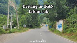 driving in iran  lafour lake