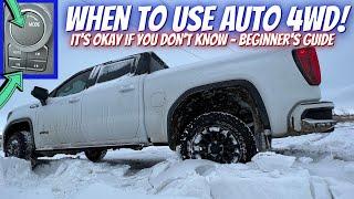 How & When To Use 2WD AUTO 4WD 4 HIGH or 4 LOW  A Beginners Guide