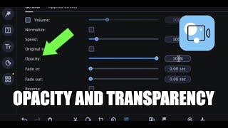 Opacity Slider  Transparent Video Overlays  Movavi Video Editor Plus 2022