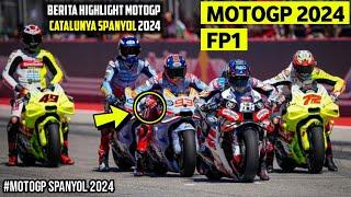 GILA BERITA MOTOGP HARI INI KAMIS 23 MEI 2024 FP1 FP2 GP SPANYOL MARQUEZ BAGNAIA MARINI HONDA