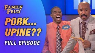 PORK... UPINE??? Best answer Steve Harvey has ever heard on Family Feud? Full Episode