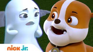 Rubble Meets a Ghost  w PAW Patrol Chase Marshall & Skye  Rubble & Crew