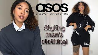 FEMALE STYLING MALES CLOTHES  ASOS MEN HAUL 2020
